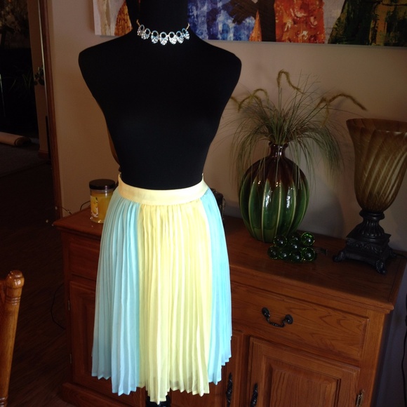 Pleated spring skirt by Emmelee from Francesca's Collection - Picture 4 of 8